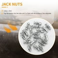 thumbnail image 4 of 20 Pcs M6x25 Nuts Car Metal Screw Petal Nuts with Screw for Hollow Wall Iron, 4 of 8