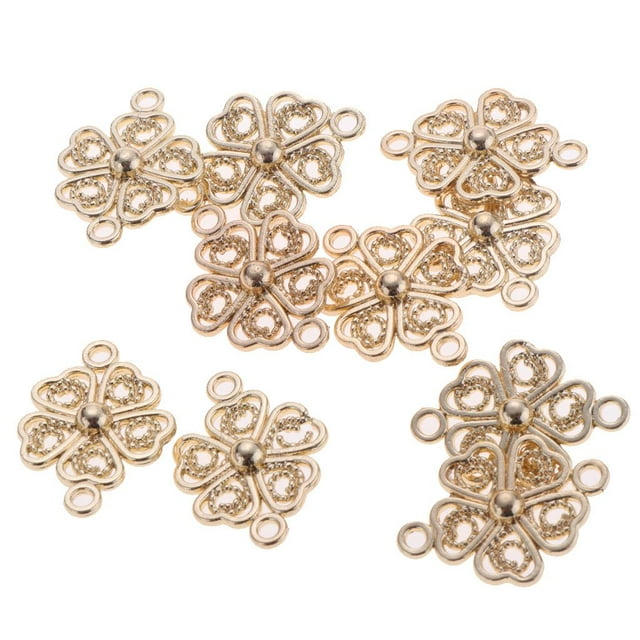10 piezas vintage bohemias para pendientes, collares, pulseras, conectores, cuentas para hacer joyas