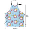 thumbnail image 2 of Kdxio Gnome On A Watermelon Mattress In The Pool Apron with Pockets Adjustable Kitchen Aprons for Men Women Waterproof Aprons for Cooking,Drawing,Crafting, Baking Household Cleaning, 2 of 5