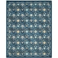 thumbnail image 3 of SAFAVIEH Evoke Charlotte Floral Geometric Area Rug, Royal/Ivory, 6'7" x 9', 3 of 6