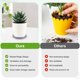 thumbnail image 4 of Uxcell 2-Pack Plant Saucer, 3.27 Inch/8.3 cm Bandejas de Plástico para Plantas Más Gruesas para Macetas/Interior/Exterior, Bandeja de Goteo para Macetas [Venas Moradas], 4 of 7