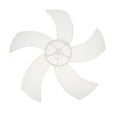 thumbnail image 1 of 2Pcs 5-leaves Replacement Fan Blades 16-inch Fan Blades Fan Accessory White, 1 of 8