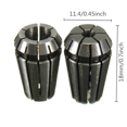 thumbnail image 3 of 9x ER11 CNC Collet Chucks Tool Bits Holder 1/8 Inch (3.175mm) 4mm 6mm, 3 of 6