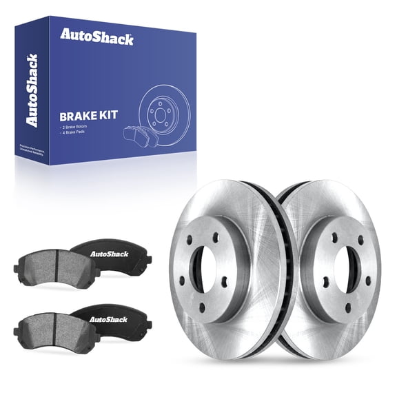 AutoShack Front Vented Brake Rotors   Ceramic Pads 6-PC Brake Kit Replacement for 2002-2007 Buick Rendezvous 2001-2005 Pontiac Aztek 10.83" (275 mm)