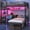 Brown, variant on Twin Over Twin Metal Bunk Bed with L-Shaped Desk,2 Fabric Drawers, Side Ladder & Full Safety Guardrail, Space Saving Bunk Bed Frame with Open Shelves & Grid Wall,Black & Rustic Brown