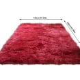 thumbnail image 3 of 1X Carpet Floor Rug Washable Shag Rug Shaggy Area Rug Bedroom Dining Room Anti Carpet Yoga Mat Child Play Mat Carpet, 3 of 3