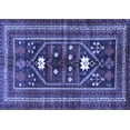 thumbnail image 1 of Ahgly Company Indoor Rectangle Persian Blue Traditional Area Rugs, 2' x 3', 1 of 4