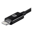 thumbnail image 2 of Monoprice Select Series - Câble Lightning - USB Mâle vers Lightning Mâle - 10 Pi - Noir, 2 of 5