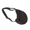 thumbnail image 1 of Bolsa de mensajero con forma de bola de masa, bolsa de mensajero de lona con correa ajustable de color liso para la escuela, 1 of 8