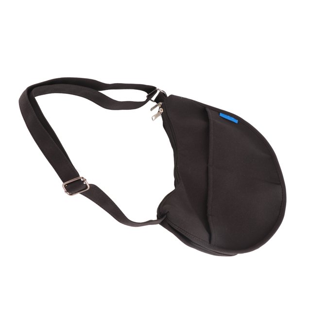 Bolsa de mensajero con forma de bola de masa, bolsa de mensajero de lona con correa ajustable de color liso para la escuela