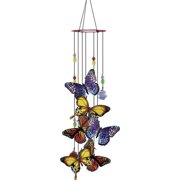 Spoontiques Butterfly Handpainted Metal Chime