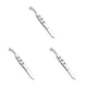 thumbnail image 5 of sweethay Pinzas para párpados Reutilizables Eliminación de obstrucciones en los ojos Abrazaderas de limpieza Herramientas faciales con mango Type3 NO3, 5 of 6