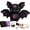 Bat, variant on Mystic Patchwork Animal Sewing Kit, Mystic Patchwork Star Cat Sewing Kit with Sewing Supplies, DIY Plush Craft Kit with Starry Fabric, Moon Charm, Star Cat Dragon Wolf Bat Owl for Beginners (Cat)