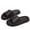 Black, variant on Women and Men's Soft-Soled Slipper Lightweight Memory Foam Casual Sandals Anti-slip Textured Cloud Slippers White