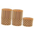 thumbnail image 5 of deevoka 100 Pieces Bread Baking Cup Paper Baking Pans for Engagement Party Christmas 13.5cmx9.5cm, 5 of 9