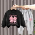 thumbnail image 2 of TAmten Girls Outfit Sets 2 Pieces Long Sleeve Pullover Printed Girls Clothing Sets Size 3-4 Years, 2 of 4