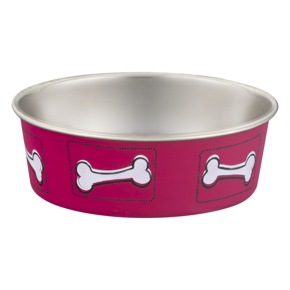 Loving Pets Bella Bowl Coastal-Small Pink