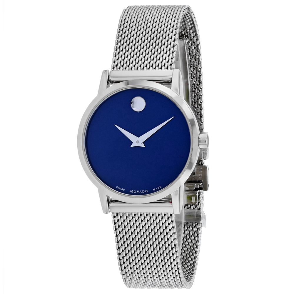 Black Dial Stainless Steel Ladies Watch 