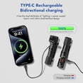 thumbnail image 6 of WUBEN L1 Rechargeable Flashlight High Lumens, 2000 Lumen Bright Tactical Flashlight,Dual Light Sources Pocket,IP68 Waterproof, 6 of 10