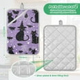 thumbnail image 6 of Yayeee Pot Holders Kitchen Heat Resistant with Pocket 7"x9.8" Cotton Oven Cooking Hot Pads, Halloween Cats, 6 of 7