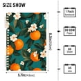 thumbnail image 2 of FORMRS 1-Subject Spiral Notebook 8" x 5" College Ruled 60 Refillable Sheet A5 Hard Cover, 2 Pack, Orange Leaves, 2 of 7