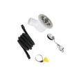 thumbnail image 3 of QualitChoice Bouchon d'Évier pour Drain d'Évier, Raccord d'Angle de Trou, Facile à Installer, de Qualité Supérieure pour VR, Sans Tube, avec Tube 7,6 cm, 3 of 6
