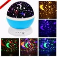 thumbnail image 2 of Star Projector Lamp Night Light 360 Degree Romantic Room Rotating Cosmos Star Projuctor,Christmas Decorations Light Lamp Starry Moon Sky Night Projector Kid Bedroom Lamp, 2 of 6