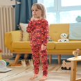 thumbnail image 5 of Dailycode Cotton Pajama Set Snug Fit Long Sleeve Top and Pants for 18M-8Y Truck Bell Snowflake, 5 of 7