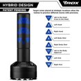 thumbnail image 3 of RDX Kids Punching Bag with Gloves, 4FT Heavy Duty Junior RONIN Target Pedestal Bag Set Suction Cup Stand Base, 3 of 9