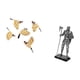 thumbnail image 5 of Adorno Colgante De Pared De Madera Con Diseño De Caballero Pájaro, Estatua Decorativa Coleccionable, Para Mesa, Entrada, Chimenea, Dormitorio, Decoración Del Hogar, Regalo De Inauguración, 5 of 8