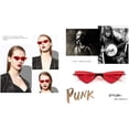 thumbnail image 4 of FEISEDY Small Cat Eye Sunglasses Women PUNK Party Metal ROCK Candy Color Glasses B2721, 4 of 6
