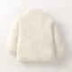 thumbnail image 3 of Gibobby Chamarra niñoChaqueta de forro polar para niños y niñas pequeñas, abrigo cálido con cremallera, prendas de vestir para otoño e invierno(Blanco, 3-4 Años), 3 of 5
