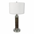 thumbnail image 1 of Ore International 31112 26   Cylinder Table Lamp - Walnut finish, 1 of 1