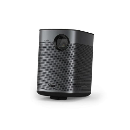 XGIMI - Halo+ 1080p HDR Smart Portable Projector with Harman Kardon Speaker, 2.5H Built-in Battery and Android TV - Silver