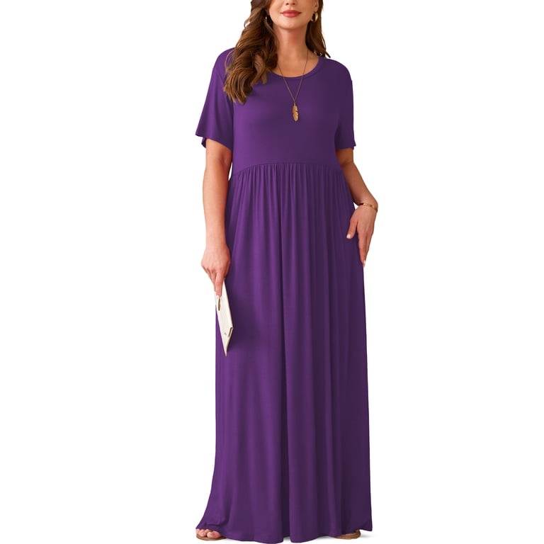 dusty purple dress casual Purple Casual Dresses for Women