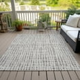 thumbnail image 6 of Addison Rugs Chantille Indoor/Outdoor Transitional Stripes Taupe Washable Rectangle Rug, 3' x 5', 6 of 6