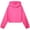 Hot Pink, variant on Hoodies for Teen Girls Toddler Girls Long Sleeve Crop Tops Cropped Hoodies Pullover Sweatshirts Pink Size,5-6 Years