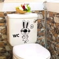 English Logo Stickers WC Rabbit Wall Stickers Toilet Stickers