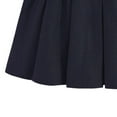 thumbnail image 5 of NAISIBABY Girls School Uniform Skirt, Elastic Waist with Shorts Liner A-Line Pleated Mini Skirt Navy 12T, 5 of 5