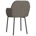 thumbnail image 2 of vidaXL Dining Chairs 2 pcs Dark Grey Velvet, 2 of 5