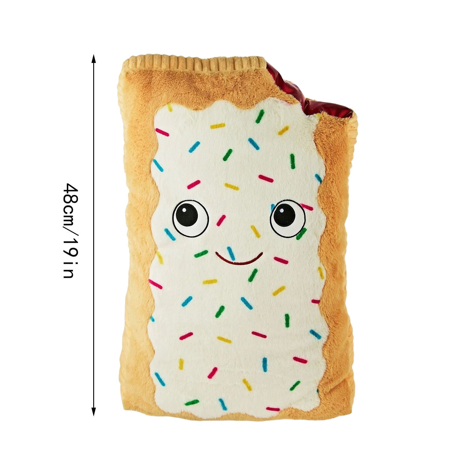 Toy Tart Tart Pillow Poptart for Comfort and Cuddling Adorable Addition to Any Great for Kids and Adults Alike