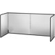 thumbnail image 1 of 133 * 30 cm Placa contra salpicaduras de cocina Protección contra salpicaduras de 4 lados Cocinar contra salpicaduras de aceite Herramienta de cocina plegable Protector contra salpicaduras p, 1 of 5