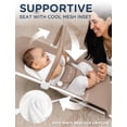 thumbnail image 2 of Baby Delight Highland Organic Bouncer, 3-Position, Infants 0-6 Months, Organic Mocha, 2 of 9