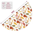 thumbnail image 3 of Pofeuu Autumn Pears Print Christmas Tree Skirt, Merry Christmas Skirt Xmas Tree Ornaments for Xmas Holiday Party Decorations-30", 3 of 7