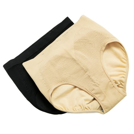 

Women s Padded Seamless Butt Hip Enhancer Panties Butt Lift Underwear Shapewear Seamless Buty Panty Beige 2XL/3XL