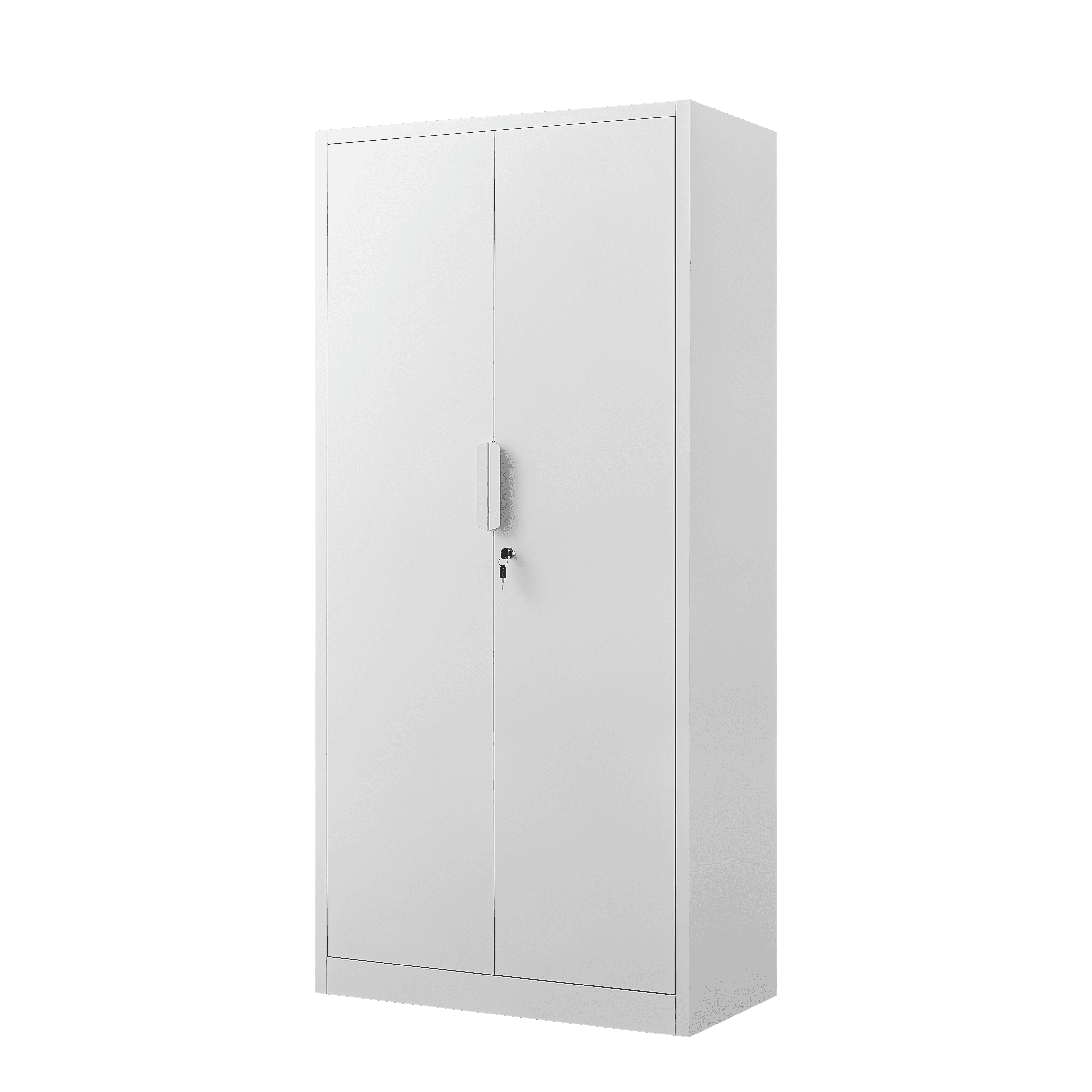 72-Inch 2-Door File Cabinet with Lock, 4 Adjustable Shelves, Heavy-Duty Steel Construction, for Commercial Office, Home Office, Legal Size & Letter File Storage, Organization Cabinet