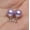Purple, variant on 8Mm 925 Sterling Silver Round Natural Tahitian Shell Pearl Stud Post Earrings-Pink