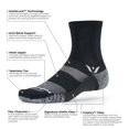 thumbnail image 2 of Calcetines para Correr Swiftwick FLITE XT FIVE Antideslizantes Negro Mediano, 2 of 6