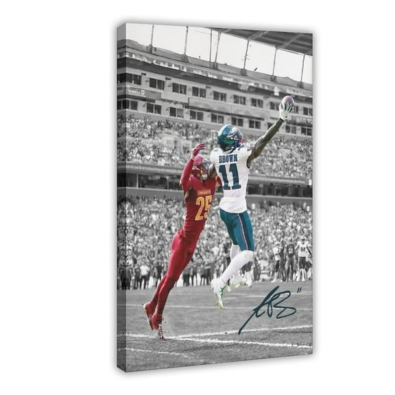 AJ Brown Canvas Poster Bedroom Decor Landscape Office Room Decor Gift