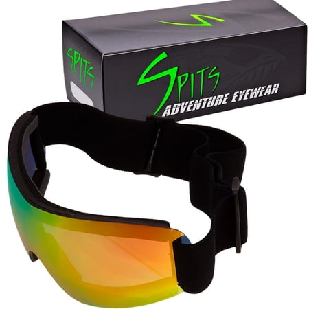 Spits Eyewear FLARE IV Goggles - Advanced System Venting (Lens Color: GT-Red Mirrored)